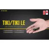 Rokas lukturītis Nitecore TIKI LE — 300 lm, uzlādējams ar USB, polikarbonāts, IP66, triecienizturīgs, 10,5 g, 55 mm, Melns