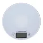 Elektroniskā virtuves svari ESPERANZA EKS003W, 5 kg ietilpība, 1 g precizitāte, rūdīts stikls, skārienvadība