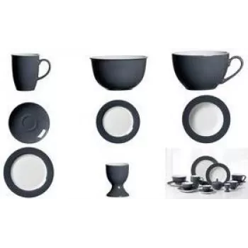 Porcelāna apakštase Ritzenhoff & Breker DOPPIO ANTHRAZIT 160 mm – mazgājama trauku mazgājamā mašīnā