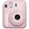 Momentfoto kamera Fujifilm Instax Mini 12 Rozā — attēls 86×54 mm, filma 62×46 mm, fokusa attālums 60 mm