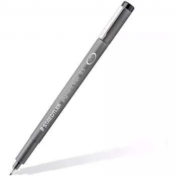 Fineliner Staedtler pigment liner 308 Zils 1 gab.