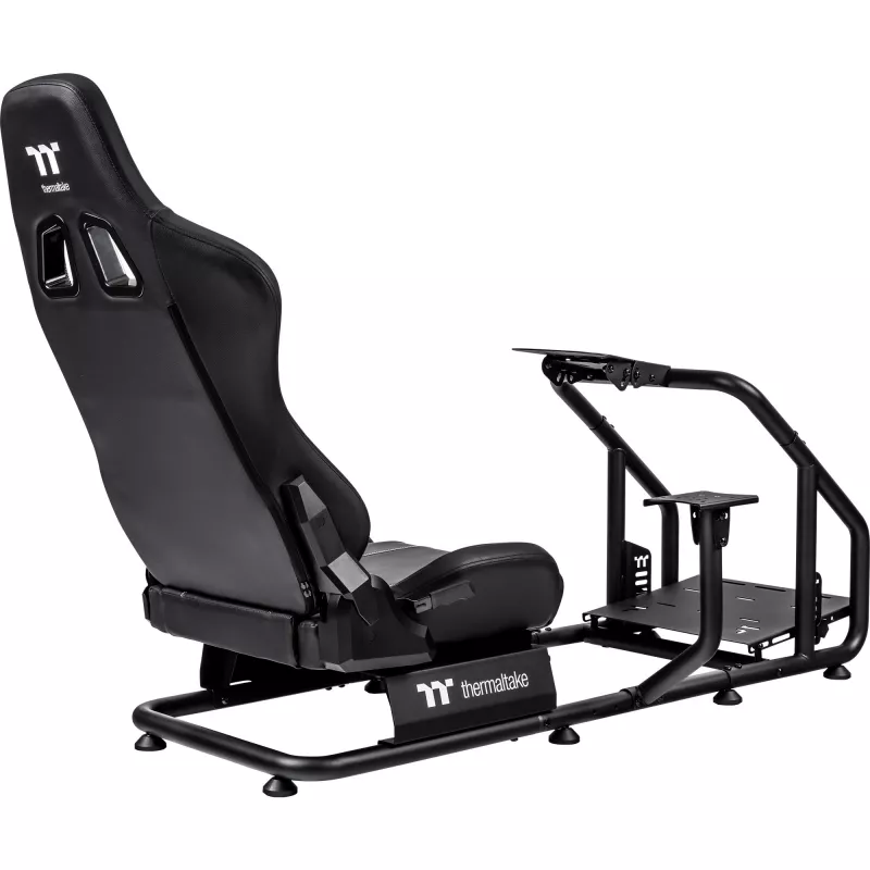 GR300 Simulators Sacensību Kokpits, Sim Rig (melns)