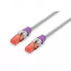 Krāsu kodu klips Digitus Color clips komutācijas kabelim A-CC-VI PVC violets
