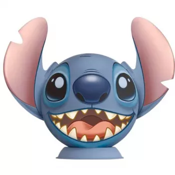 Ravensburger 11574 Disney Stitch 3D puzle-bumba ar ausīm, 77 detaļas, no 6 gadiem