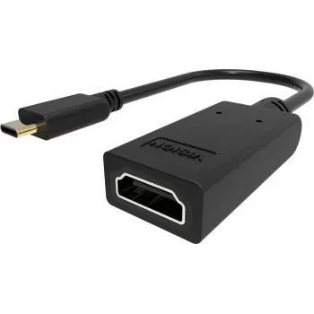 VISION video adapteris USB-C vīrišķais uz HDMI sievišķo, 4K60Hz (3840×2160), melns