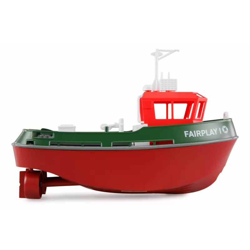 Radio vadāma laiva Amewi Fairplay I 1:72 RTR, zaļa, 2,4 GHz
