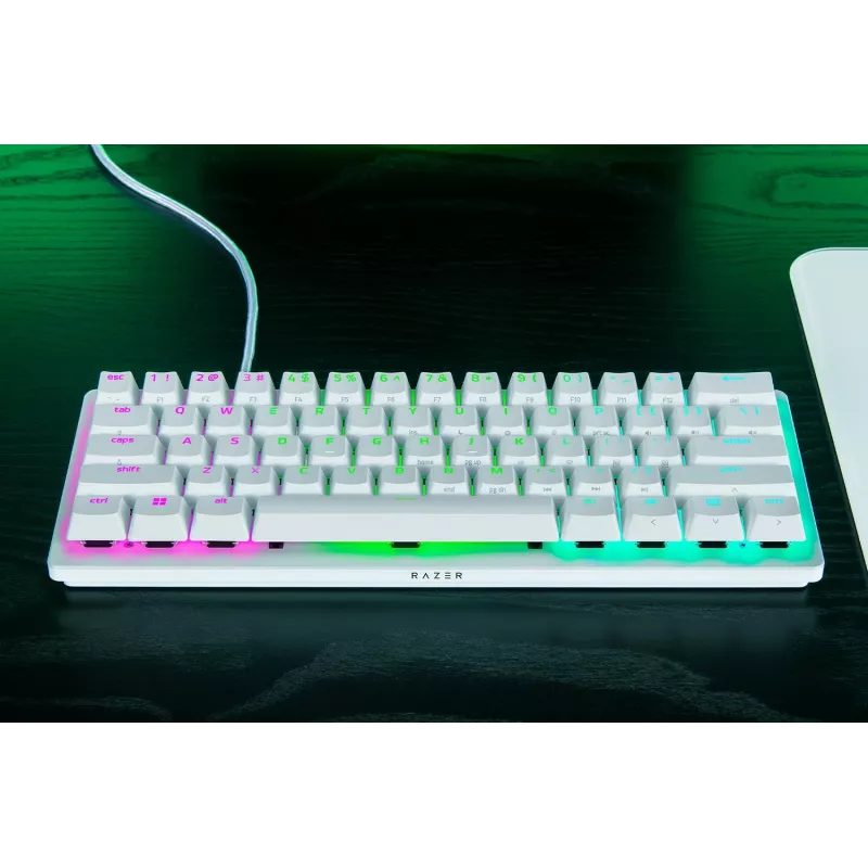 Razer RZ03-04990100-R3M1 tastatūra spēlēm, USB, QWERTY UK International, balta