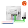 Viedais termostats Avatto ZWT100 Zigbee 3A Tuya — termostata kontrolieris ar Zigbee savienojamību, 3A izeja