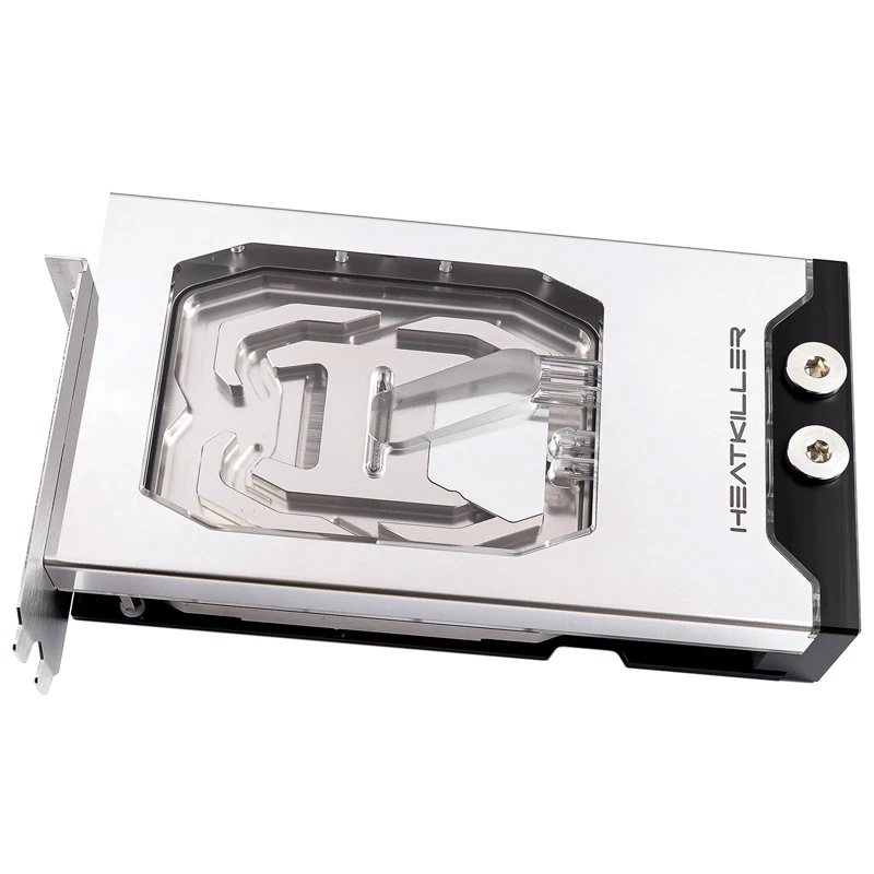 Watercool Heatkiller V Pro RTX 4090 FE ARGB GPU ūdensbloks — Akrila augšdaļa, niķelēta pamatne
