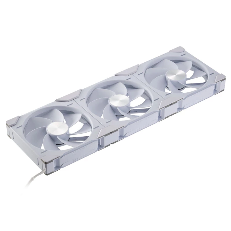 Phanteks D30-140 140mm balta PWM Case Fan 3-pack — 140x30 mm, 250–1800 RPM, FDB