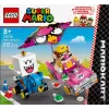LEGO konstruēšanas rotaļlietu komplekts 72038 Super Mario Mario Kart Wario King Buu Huu – tēlu figūras un trases elementi