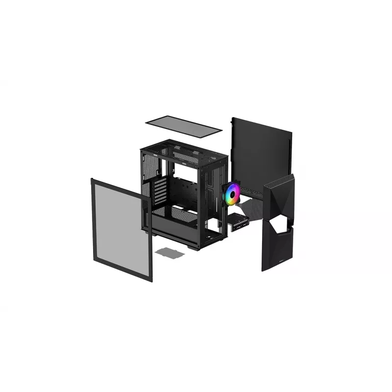 Deepcool | MID TOWER CASE | CYCLOPS BK | Side window | Melns | Mid-Tower | Power supply included No | ATX PS2