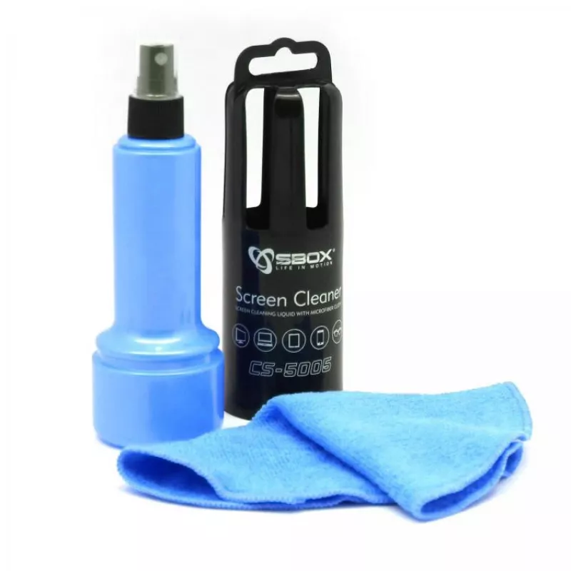Sbox CS-5005B Ekrānu tīrītājs 150ml zils