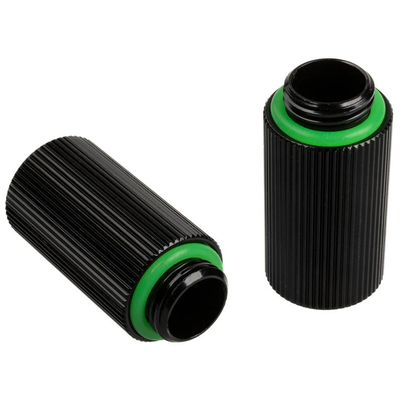 Adapter BitsPower G1/4 male to G1/4 female — TA-F63-GB, metāla ūdens dzesēšanas savienotājelements