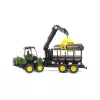 Bruder John Deere 1210E Forwarder ar satvērēju