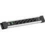 Strāvas pagarinātājs Bachmann CONNECTUS BM005920 — 6x CEE7 rozetes, 1x USB-A 22 W, 2,0 m kabelis
