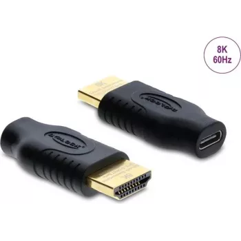 Adapter DELOCK USB Type-C to HDMI (DP Alt Mode) 8K 60 Hz ar HDR un HDCP