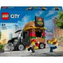 LEGO City Burger Van Pārtikas Kravas Auto Rotaļlieta 5+ Gadiem Zēniem un Meitenēm Transportlīdzekļa Būvēšanas Rotaļlietas Virtuves Komplekts ar Pārdevēja Minifigūru un Piederumiem