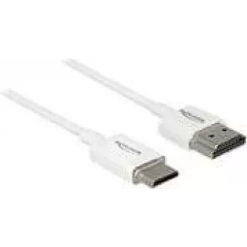 HDMI kabelis DeLOCK 85140 0,25 m A tipa uz C tipa balts