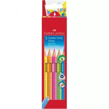 Krāsainie zīmuļi Faber-Castell Jumbo GRIP