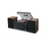 Mājas audio midi sistēma muse MT-120 MB — 20W RMS, 2 ceļu skaļruņi, maiņstrāva 100–240V 50/60Hz, melns/caurspīdīgs/koka