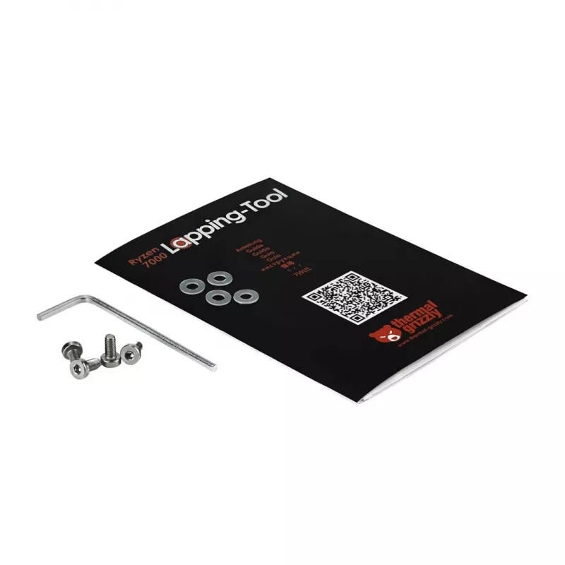 Dzesēšanas sistēmas pārklājuma slīpēšanas rīks Thermal Grizzly TG-LT-AR7000 Acrylic Transparent Socket AM5