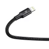 Baseus Rapid 3-in-1 USB kabelis 1,5 m USB A USB C/Micro USB A/Lightning Melns