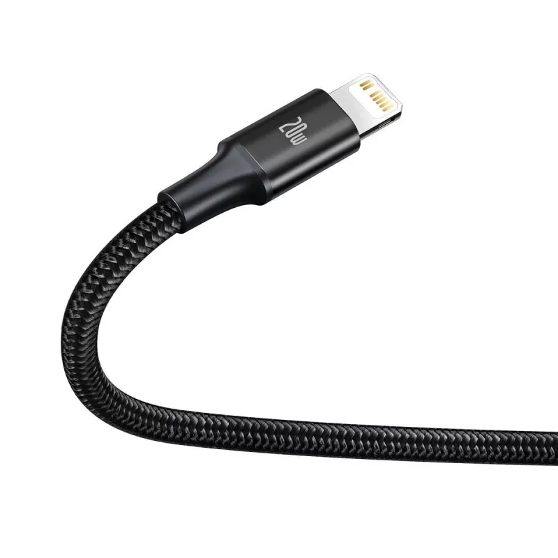 Baseus Rapid 3-in-1 USB kabelis 1,5 m USB A USB C/Micro USB A/Lightning Melns