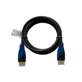 HDMI kabelis SAVIO CL-48 2 m, HDMI 1.4, 4K (4096x2160), ARC, Ethernet, zeltīti kontakti