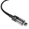 Baseus Gem USB uz IP 2.4A ātrās uzlādes kabelis 2 m Melns