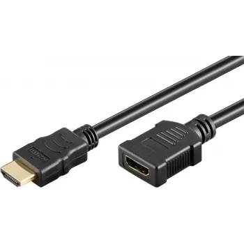 HDMI kabelis Goobay 76271 2m HDMI Type A vīriešu uz sieviešu 4K 48Gbit/s