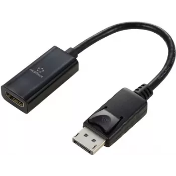 Renkforce RF-5596324 DisplayPort pārveidotājs [1x DisplayPort spraudnis - 1x HDMI ligzda] melns DisplayPort 1.2 23 cm (RF-5596324)
