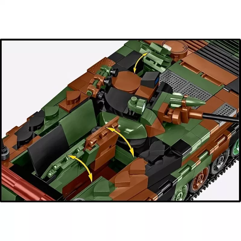 Bloku komplekts Cobi Armed Forces BWP-1 2630 — Polijas/Ukrainas amfībijas kājnieku kaujas mašīnas modelis