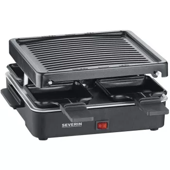 Severin Mini Raclette Grill 4 mazas nepiedegošas pannas 600 W
