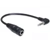 Audio kabelis DeLOCK 65397 0,14 m 2,5 mm vīrišķais uz 3,5 mm sievišķo, melns