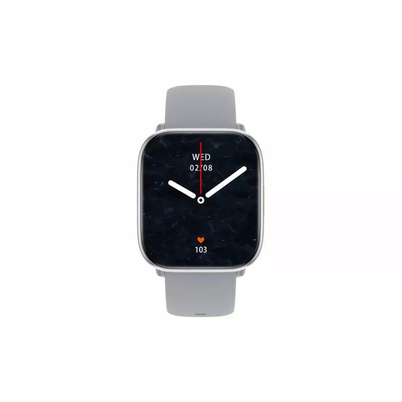 myPhone Watch Pastel 4,45 cm (1,75 inch) AMOLED 40 mm Digitāls 390 x 450 pikseļi Skārienekrāns Sudrabs