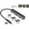 USB Type-C centrmezgls Alcasa HUB-C002A 5000 Mbit/s HDMI USB 3.0