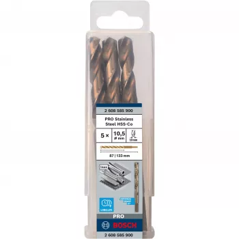 Vītņurbju komplekts Bosch HSS Cobalt 2608585900 5 gab.