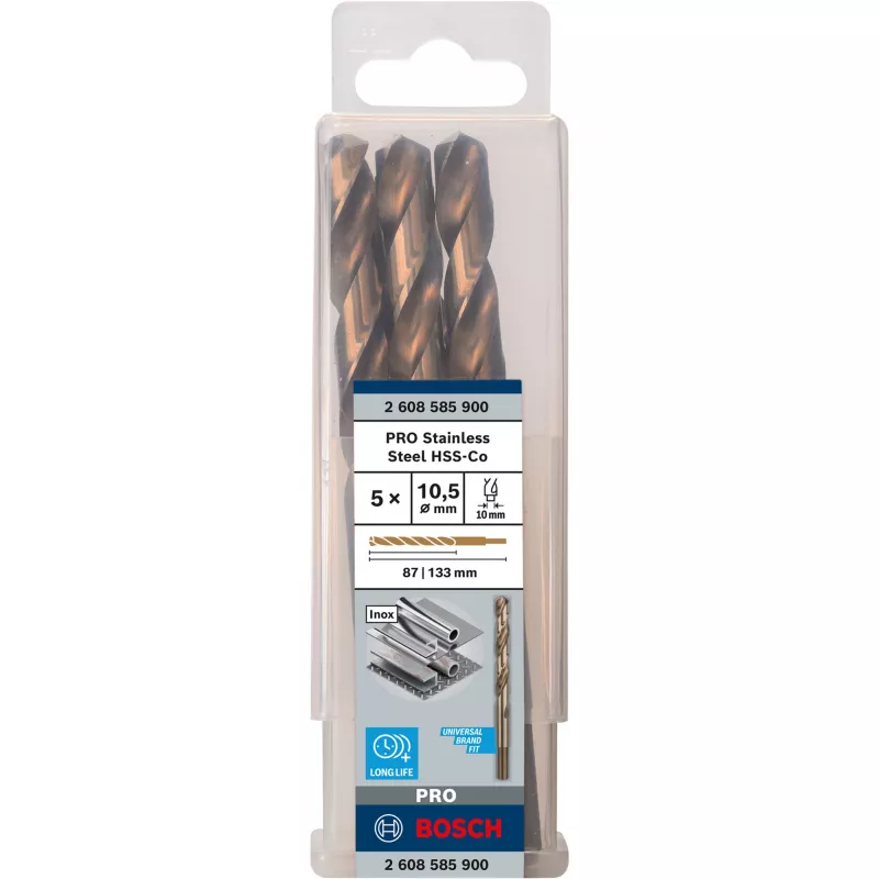 Vītņurbju komplekts Bosch HSS Cobalt 2608585900 5 gab.