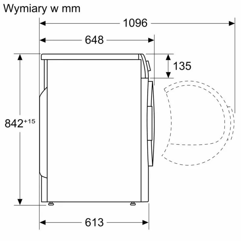 Veļas žāvētājs Bosch WQG233DNPL