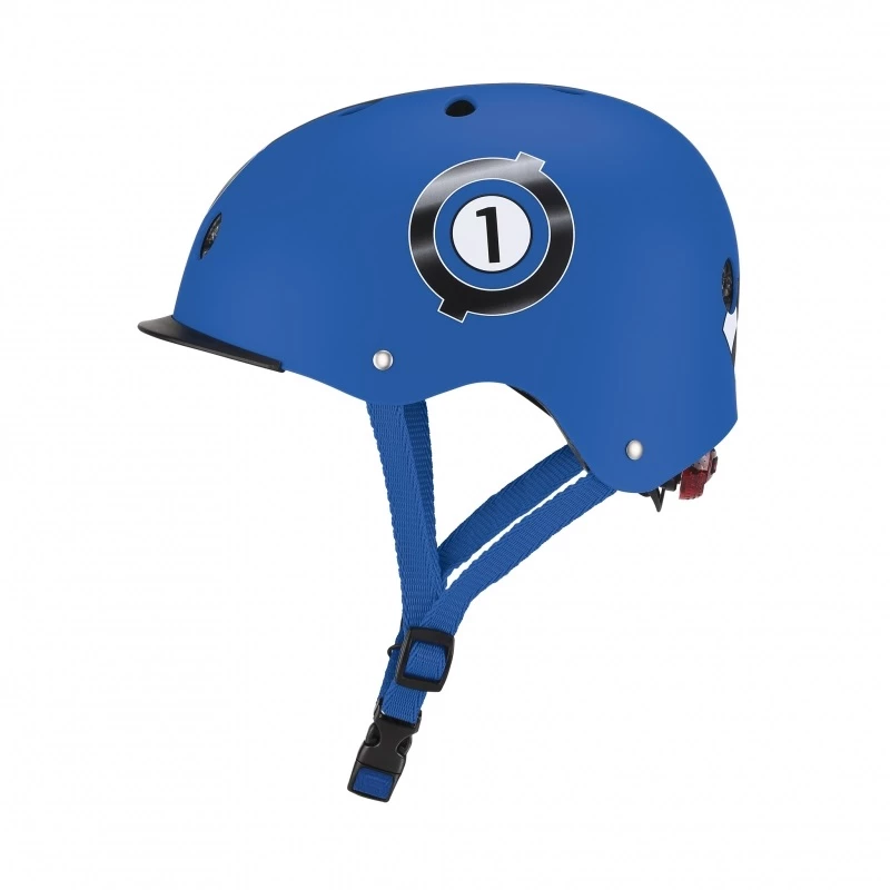 Globber | Tumši zila | Ķivere Elite Lights Racing, XS/S (48-53 cm) | 507-300