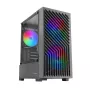 PC Case TACENS Mars Gaming MC-VORTEX Mini Tower Mini-ITX/Micro-ATX Temperēts stikls Melns, 3x120mm, 27.3 cm GPU, 162 mm CPU dzesētājs