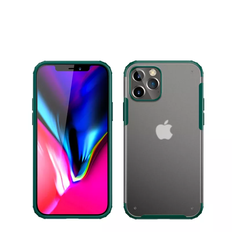 Aizsargājošs triecienizturīgs maciņš Devia iPhone 12 Pro Max, zaļš