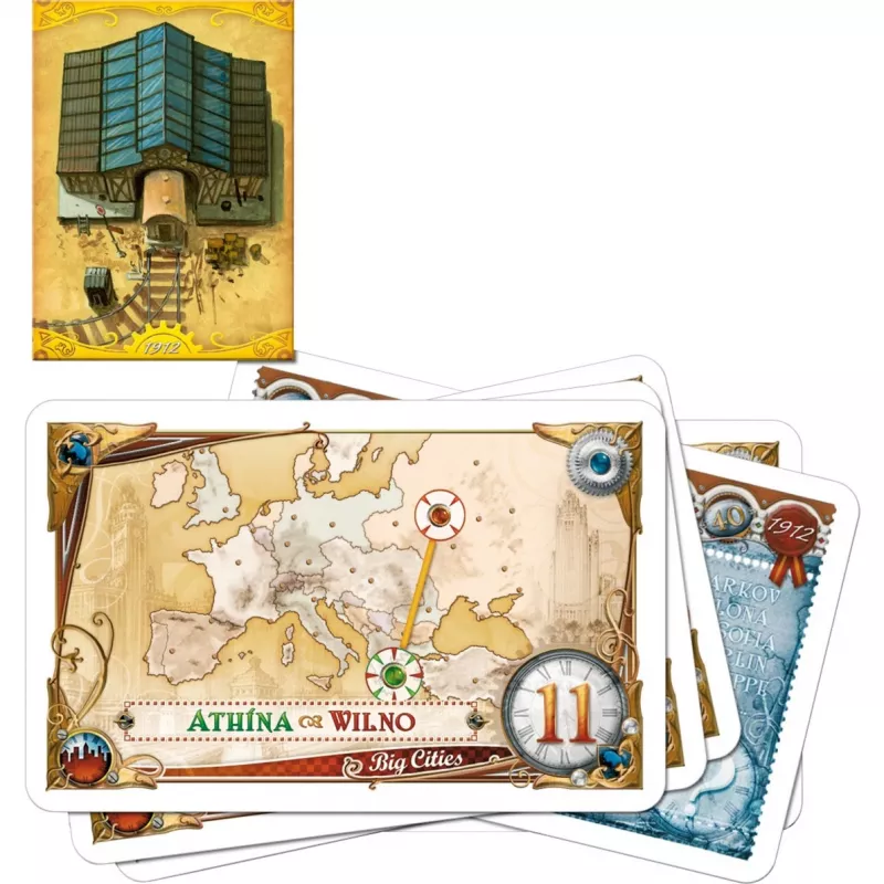 Galda spēle Rebel Asmodee Zug um Zug - Europa 1912, ģimenes spēle, vecums 8+