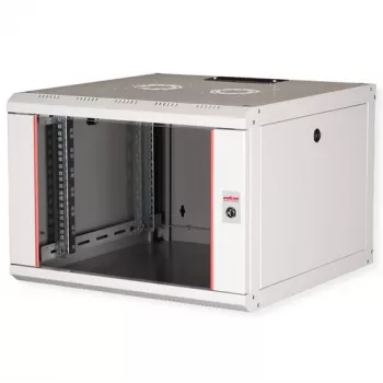Pie sienas stiprināms serveru statnis ROLINE PRO 7, 7U, 19 collu, 600x600 mm, pelēks