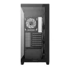 Datora korpuss DeepCool CG580 4F Midi Tower — ATX/ITX/MicroATX, rūdīts stikls, 3 × 120 mm + 1 × 120 mm ventilatori, 2 × 3,5 collu un 2 × 2,5 collu nodalījumi, USB-A × 2 USB-C × 1, melns