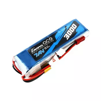 Akumulators Gens Ace 3000mAh 7.4V 1C 2S1P LiPo