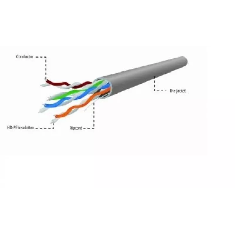 Gembird UPC-5004E-L/100 tīkla kabelis pelēks 100 m Cat5e U/UTP (UTP)
