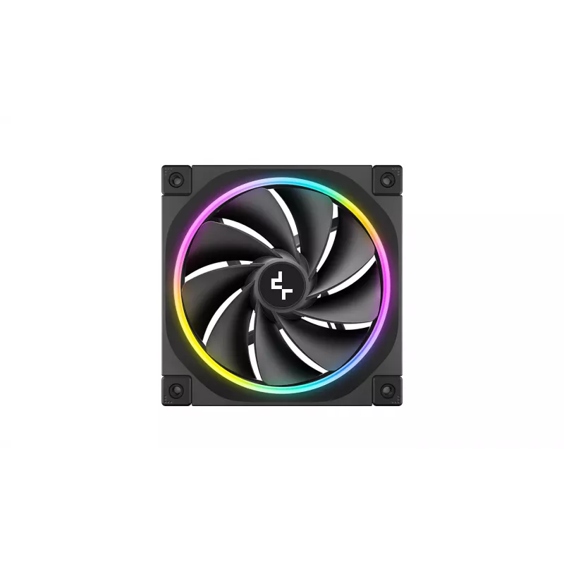 DeepCool FL12R 120mm ARGB korpusa ventilatori, 3 iepakojumā, melni