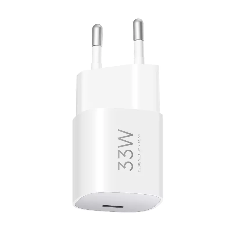 Strāvas adapteris Xiaomi 33W Nano USB-C ES sienas lādētājs — 33 W USB-C izeja tālruņiem un planšetdatoriem